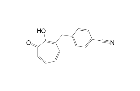 3-(4-Cyanobenzyl)tropolone