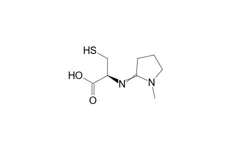(S)-3-Mercapto-2-(1-methyl-pyrrolidine-2-ylideneamino)-propanoic Acid