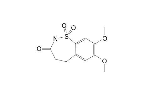 4,5-DIHYDRO-7,8-DIMETHOXYBENZOTHIAZEPIN-3-ON-1,1-DIOXID