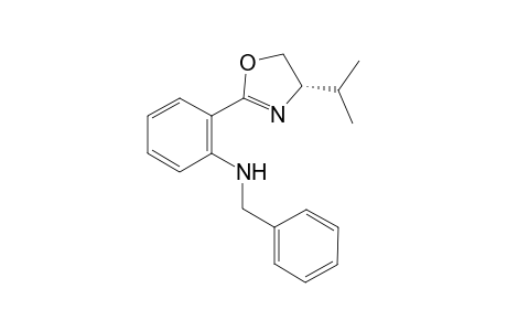(S) N-Benzyl-2-(4-isopropyl-4,5-dihydrooxazol-2-yl)aniline