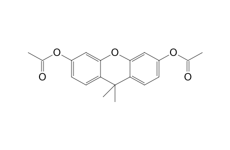 9H-xanthene-3,6-diol, 9,9-dimethyl-, diacetate