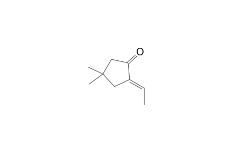 (2E)-2-ethylidene-4,4-dimethyl-1-cyclopentanone