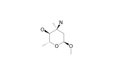 METHYL-3-AMINO-2,3,6-TRIDEOXY-3-C-METHYL-ALPHA-L-RIBO-HEXOPYRANOSIDE