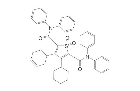 3-Cyclohexenyl-4-cyclohexyl-2,5-bis(diphenylcarbamoyl)thiophene - 1,1-dioxide