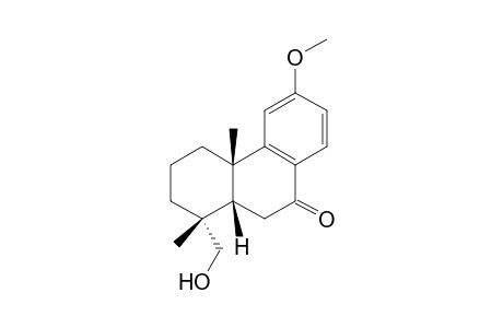 9(1H)-Phenanthrenone, 2,3,4,4a,10,10a-hexahydro-1-(hydroxymethyl)-6-methoxy-1,4a-dimethyl-, [1S-(1.alpha.,4a.alpha.,10a.beta.)]-