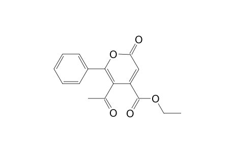 Ethyl 5-acetyl-2-oxo-6-phenyl-2H-pyran-4-carboxylate