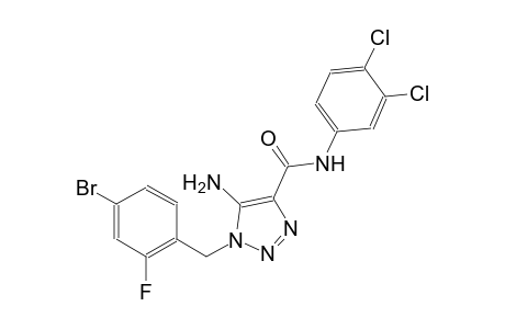 1H-1,2,3-triazole-4-carboxamide, 5-amino-1-[(4-bromo-2-fluorophenyl)methyl]-N-(3,4-dichlorophenyl)-