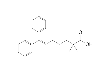 7,7-Diphenyl-2,2-dimethyl-6-heptenoic acid