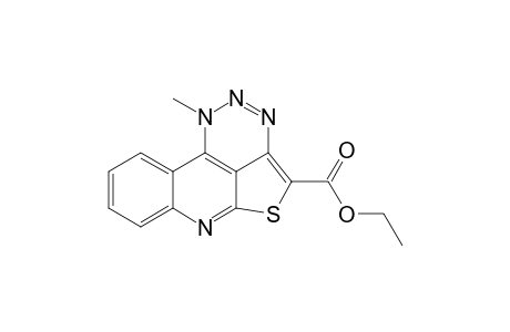 Ethyl 1-methyl-1H-5-thia-1,2,3,6-tetraazaacephenanthrylene-4-carbxylate