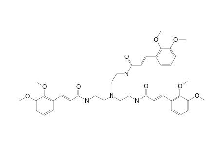 (2E,2'E,2''E)-N,N',N''-(NITRILOTRI-2,1-ETHANEDIYL)-TRIS-[3-(2,3-DIMETHOXYPHENYL)-2-PROPENAMIDE]
