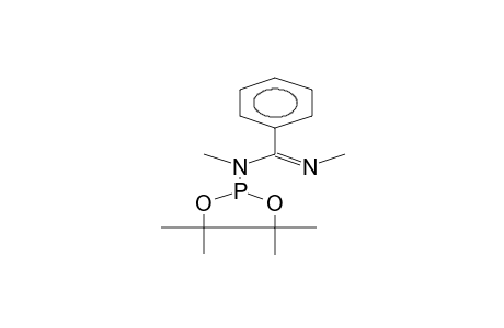 N1,N2-DIMETHYL-N1-(4,4,5,5-TETRAMETHYL-1,3,2-DIOXAPHOSPHOLAN-2-YL)BENZAMIDINE