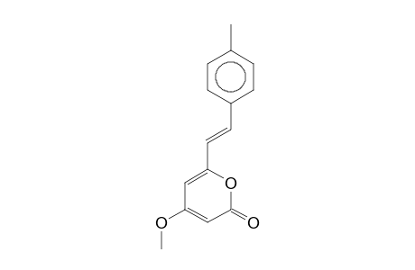 2H-Pyran-2-one, 6-[2-E-(4-tolyl)ethenyl]-4-methoxy-