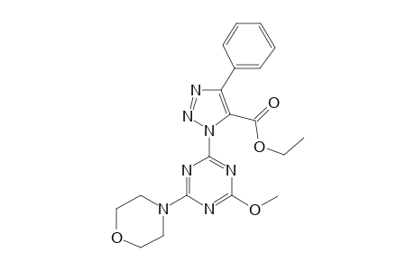 3-(4-Methoxy-6-morpholino-s-triazin-2-yl)-5-phenyl-triazole-4-carboxylic acid ethyl ester