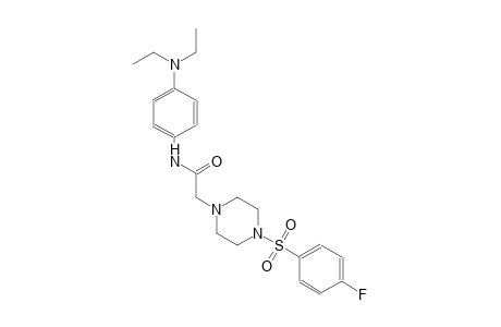 1-piperazineacetamide, N-[4-(diethylamino)phenyl]-4-[(4-fluorophenyl)sulfonyl]-