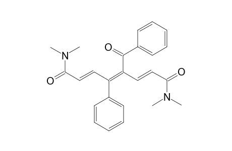 (2E,4E,6E)-4-benzoyl-N1,N1,N8,N8-tetramethyl-5-phenylocta-2,4,6-trienediamide