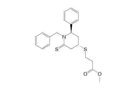 TRANS-1-BENZYL-4-(METHOXYCARBONYLETHYLTHIO)-6-PHENYLPIPERIDINE-2-THIONE