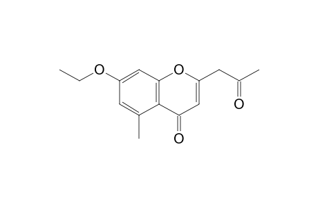 5-Methyl-7-ethoxy-2-(2'-oxopropyl)chromone