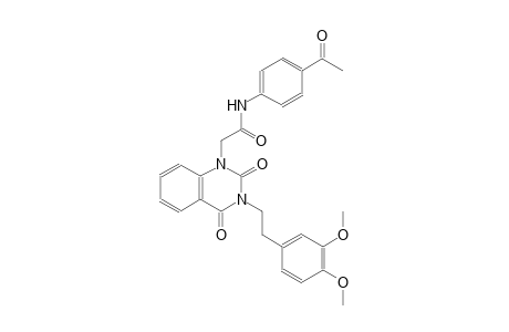 N-(4-acetylphenyl)-2-(3-[2-(3,4-dimethoxyphenyl)ethyl]-2,4-dioxo-3,4-dihydro-1(2H)-quinazolinyl)acetamide