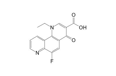 1-Ethyl-6-fluoro-4-oxopyrido[2,3-h]quinoline-3-carboxylic acid