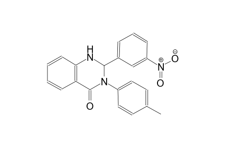 3-(4-Methylphenyl)-2-(3-nitrophenyl)-2,3-dihydro-4(1H)-quinazolinone