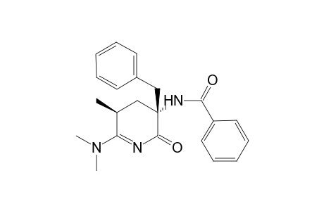 N-[trans-3-Benzyl-2,3,4,5,-tetrahydro-5-methyl-2-oxopyridin-3-yl]benzamide