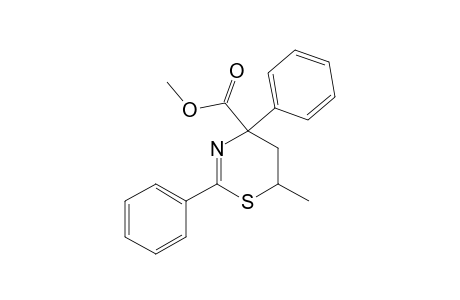 METHYL-5,6-DIHYDRO-6-METHYL-2,4-DIPHENYL-1,3(4H)-THIAZIN-4-CARBOXYLATE