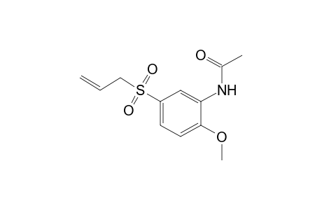 5'-(allylsulfonyl)-o-acetanisidide