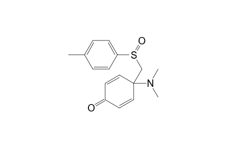 4-(N,N-Dimethylamino)-4-[(p-tolylsulfinyl)methyl]-2,5-cyclohexadien-1-one