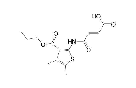 (2E)-4-{[4,5-dimethyl-3-(propoxycarbonyl)-2-thienyl]amino}-4-oxo-2-butenoic acid