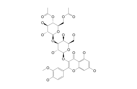 ISORHAMNETIN-3-O-BETA-D-[4'',6''-DI-O-ACETYLGLUCOPYARNOSYL-(1->3)-BETA-D-GALACTOPYRANOSIDE]