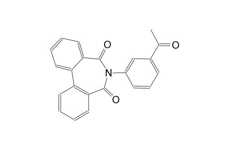5H-dibenz[c,e]azepine-5,7(6H)-dione, 6-(3-acetylphenyl)-