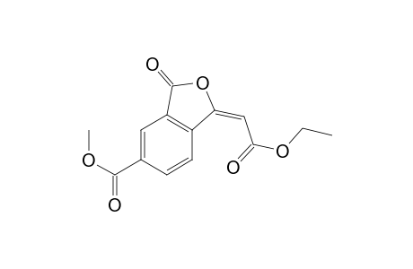 5-Isobenzofurancarboxylic acid, 1-(2-ethoxy-2-oxoethylidene)-1,3-dihydro-3-oxo-, methyl ester, (E)-