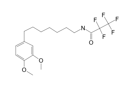 3',4'-Dimethoxy-7-phenylheptylamine, pfp