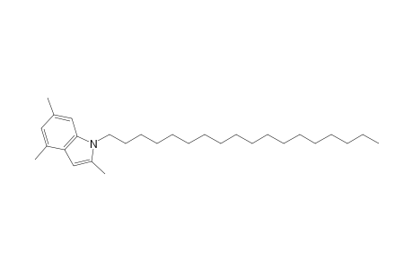 N-Octadecyl-2,4,6-trimethylindole
