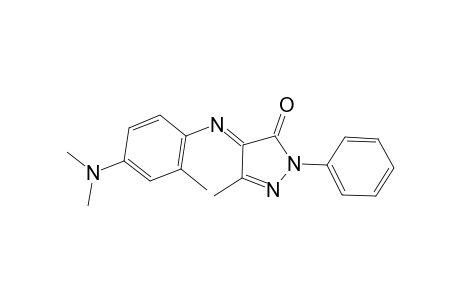 2-Pyrazolin-5-one, 4-[[4-(dimethylamino)-o-tolyl]imino]-3-methyl-1-phenyl-