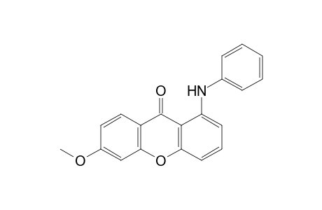 6-Methoxy-1-[(phenyl)amino]-9H-xanthrene-9-one