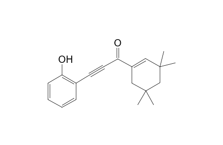 3-(2-hydroxyphenyl)-1-(3,3,5,5-tetramethyl-1-cyclohexenyl)-2-propyn-1-one