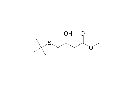 4-(tert-butylthio)-3-hydroxy-butyric acid methyl ester