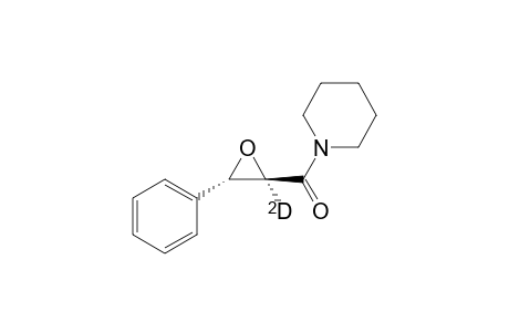 N-[(2R*,3S*)-2-Deuterio-2,3-epoxy-3-phenylpropanoyl]piperidine