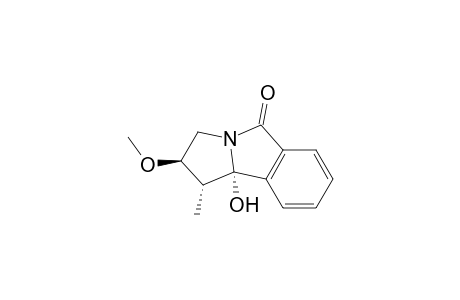 9b.alpha.-Hydroxy-2.beta.-methoxy-1.alpha.-methyl-1,2,3,9b-tetrahydro-5H-pyrrolo[2,1-a]isoindol-5-one