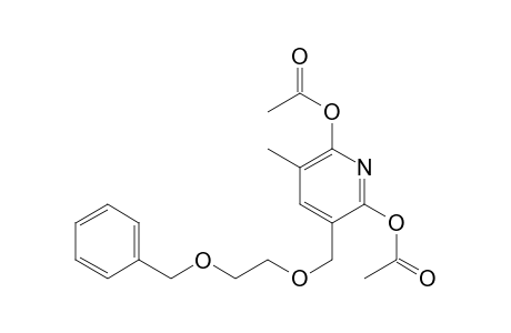 2,6-Diacetoxy-5-methyl-3-[(2-(benzyloxy)ethoxy)methyl]pyridine