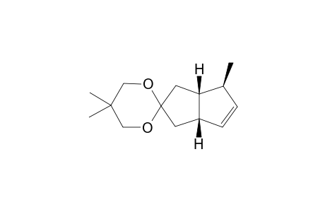 (3a'R,4'S,6a'S)-4',5,5-Trimethyl-3',3a',4',6a'-tetrahydro-1'H-spiro[1,3-dioxane-2,2'-pentalene]