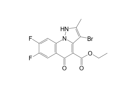 Ethyl 3-bromo-7,8-difluoro-2-methyl-5-oxo-1,5-dihydropyrazolo[1,5-a]quinoline-4-carboxylate