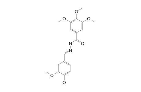 (2E)-N'-(4'-HYDROXY-5'-METHOXYBENZILIDENE)-3,4,5-TRIMETHOXYBENZOHYDRAZIDE