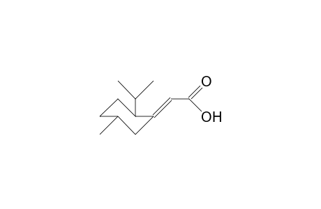 (E,2S,5R)-(-)-(2-Isopropyl-5-methyl-cyclohexylidene)-acetic acid