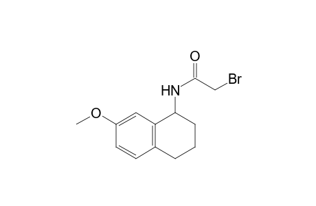 2-bromanyl-N-(7-methoxy-1,2,3,4-tetrahydronaphthalen-1-yl)ethanamide