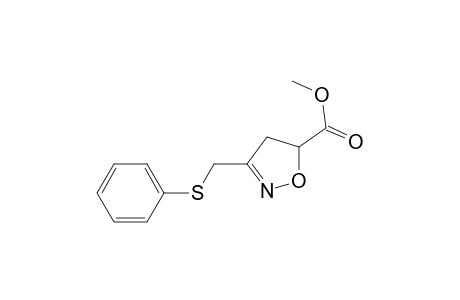 3-Phenylthiomethyl-5-methoxycarbonyl-4,5-dihydroisoxazole