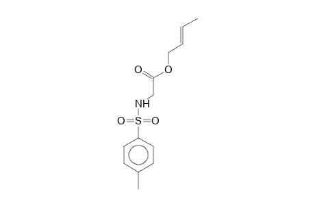 (Toluene-4-sulfonylamino)-acetic acid, but-2-enyl ester