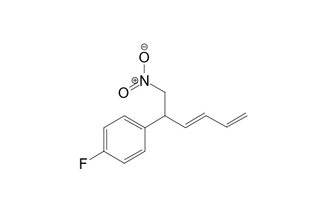 (E)-1-fluoro-4-(1-nitrohexa-3,5-dien-2-yl)benzene