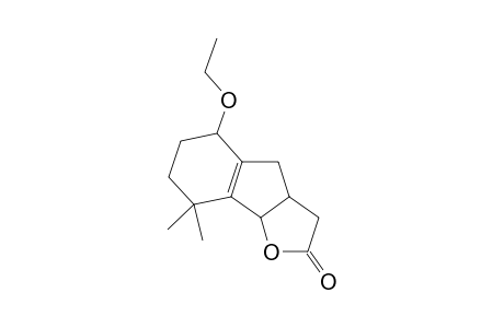 5-Ethoxy-8,8-dimethyl-3,3a,4,5,6,7,8,8b-octahydroindeno[1,2-b]furan-2-one